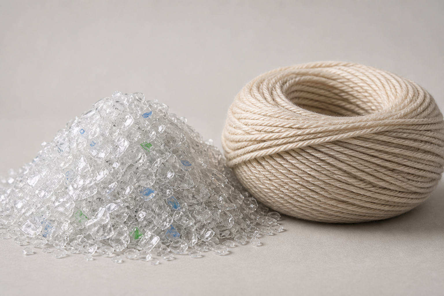 Material för utematta – från flingor till färdig fiber